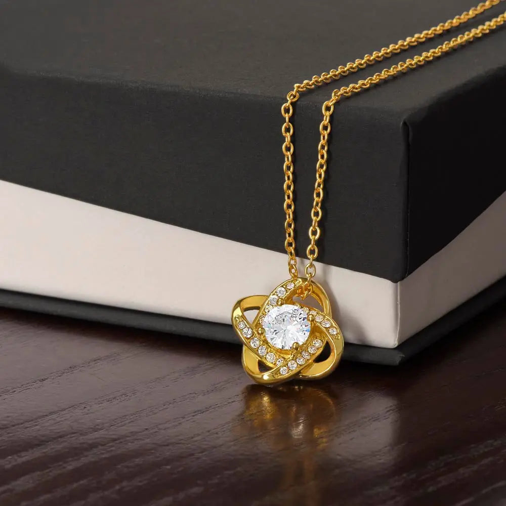 To My Beautiful Wife – Forever Love Necklace – A Gift She'll Never Forget prime Collection Hub
