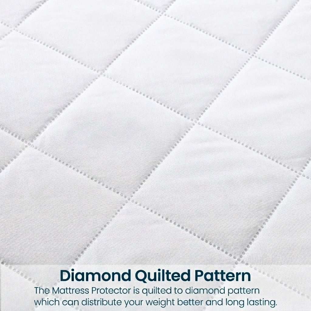 Waterproof Mattress Pad Cover Elastic Strap Protector All Sizes