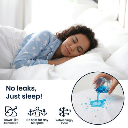 Waterproof Pillow Protector - Hypoallergenic, Breathable, Zipper Closure