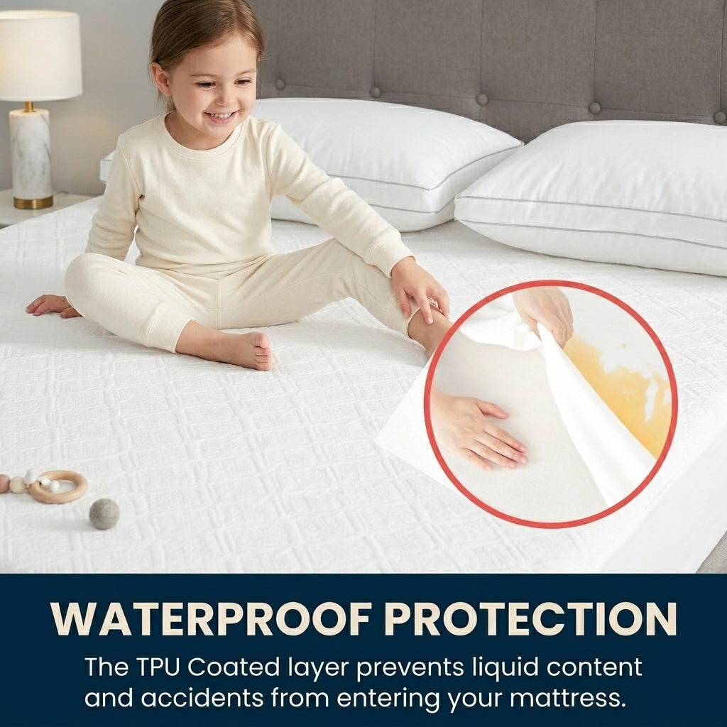 Waterproof Zippered Mattress Encasement Bed Bug Proof Cover