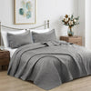 3pc Luxury Quilted Bedspread Set King Queen Size Bedding Soft Coverlet Bed Throw