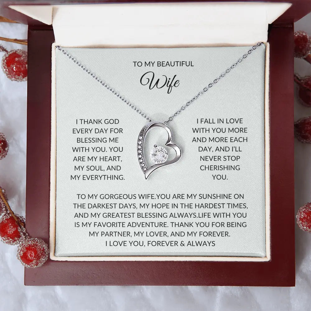 To My Wife – Eternal Love Knot Necklace – Anniversary & Birthday Gift prime Collection Hub