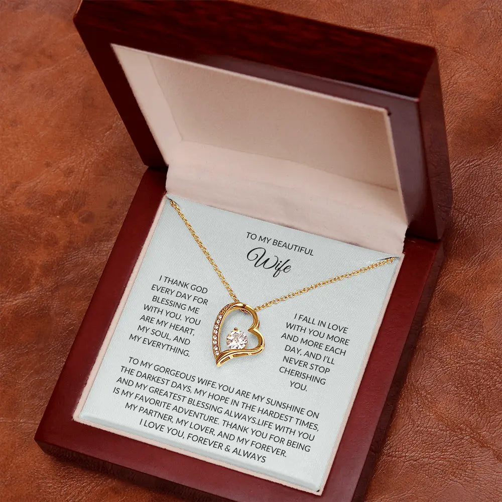 To My Wife – Eternal Love Knot Necklace – Anniversary & Birthday Gift prime Collection Hub