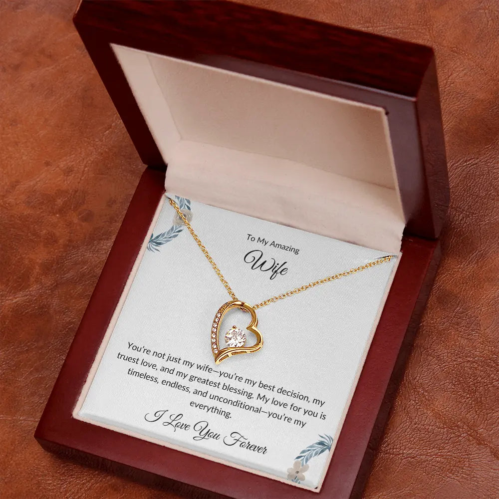 Birthday Gift for Wife – Elegant Necklace – A Sparkle of Love prime Collection Hub