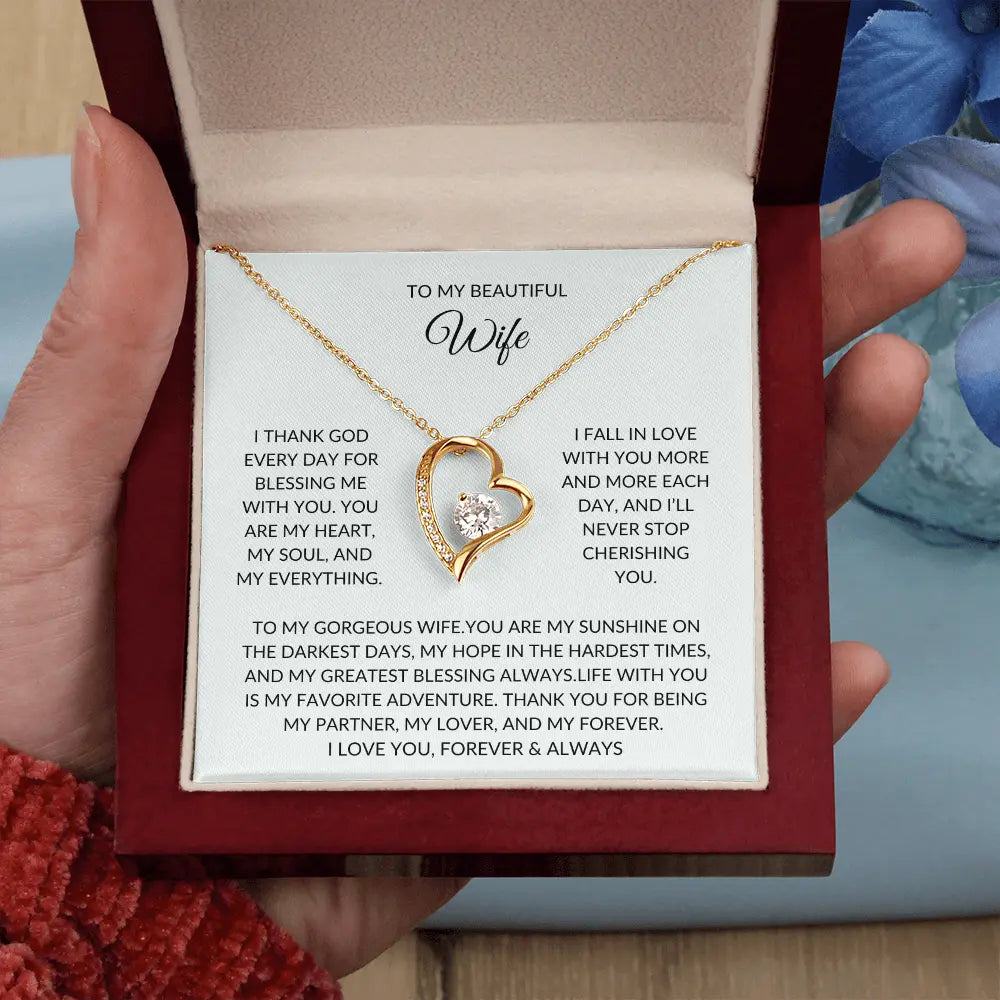 To My Wife – Eternal Love Knot Necklace – Anniversary & Birthday Gift prime Collection Hub