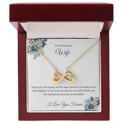To My Precious Wife – Forever Linked Necklace – A Love That Lasts prime Collection Hub