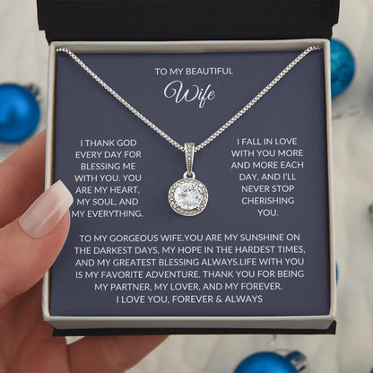 To My Wife – Love Knot Necklace – A Romantic Gift She Deserves prime Collection Hub