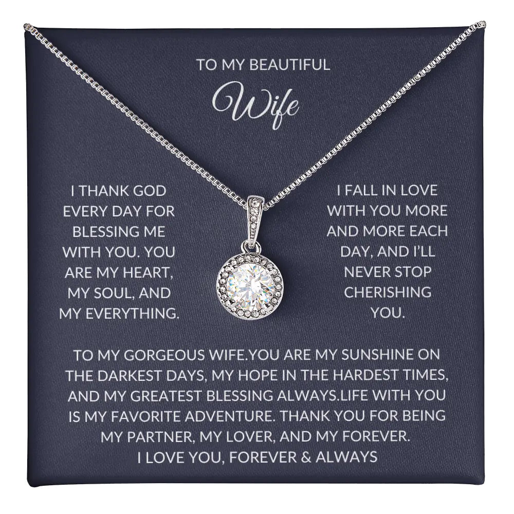 To My Wife – Love Knot Necklace – A Romantic Gift She Deserves prime Collection Hub