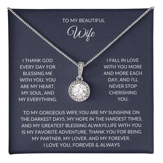 To My Wife – Love Knot Necklace – A Romantic Gift She Deserves prime Collection Hub