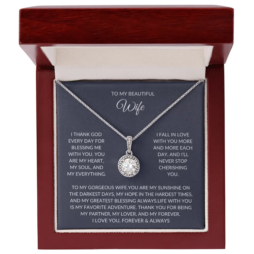 To My Wife – Love Knot Necklace – A Romantic Gift She Deserves prime Collection Hub
