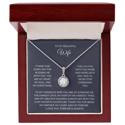 To My Wife – Love Knot Necklace – A Romantic Gift She Deserves prime Collection Hub