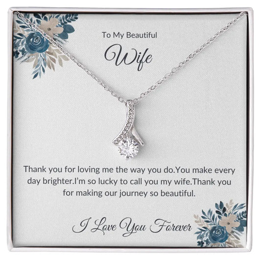 To My Wife – Eternal Heart Necklace – Valentine's & Everyday Love prime Collection Hub