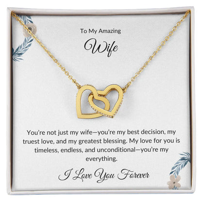 Birthday Gift for Wife – Elegant Necklace – A Sparkle of Love prime Collection Hub