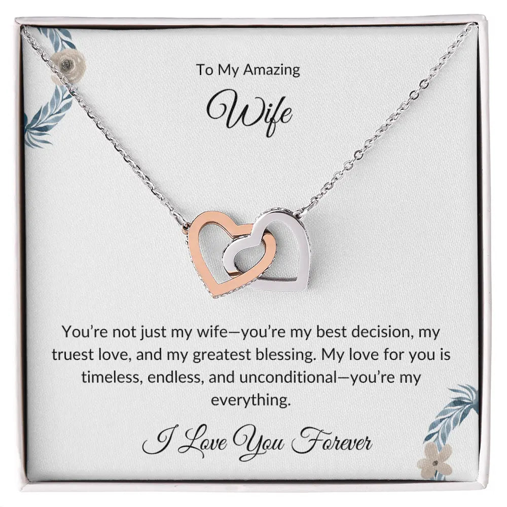 Birthday Gift for Wife – Elegant Necklace – A Sparkle of Love prime Collection Hub