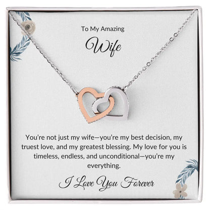 Birthday Gift for Wife – Elegant Necklace – A Sparkle of Love prime Collection Hub