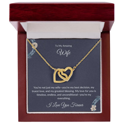 To My Beautiful Wife – Forever Love Necklace - Birthday Gift prime Collection Hub