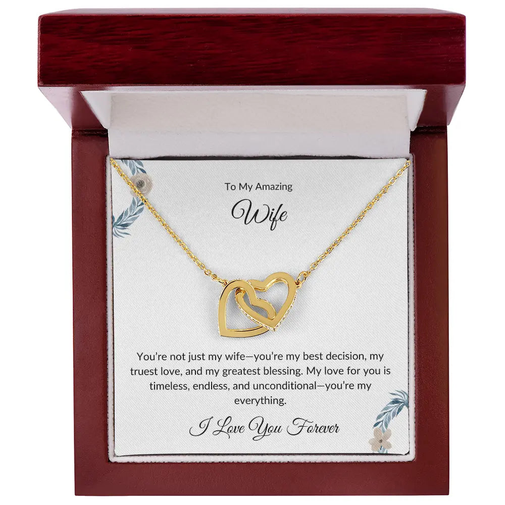 Birthday Gift for Wife – Elegant Necklace – A Sparkle of Love prime Collection Hub