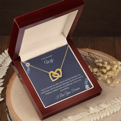 To My Beautiful Wife – Forever Love Necklace - Birthday Gift prime Collection Hub
