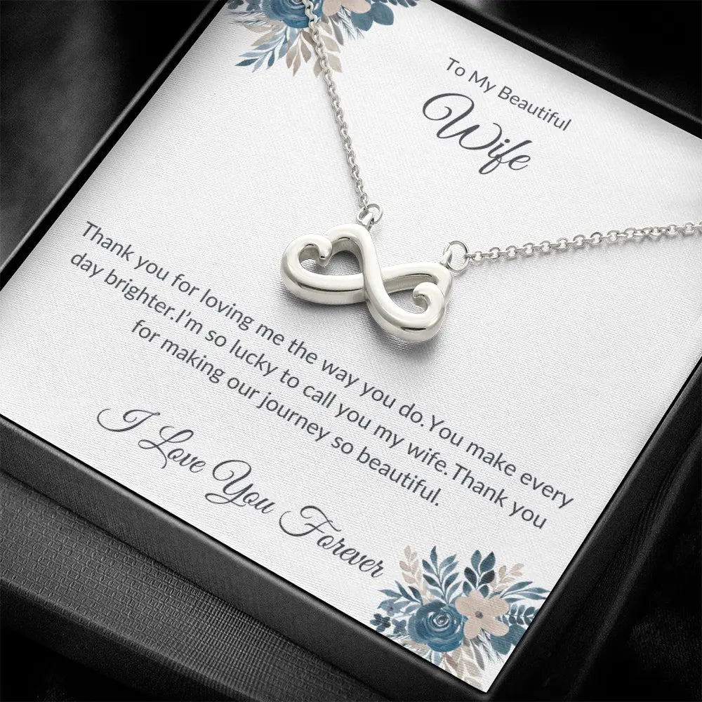 To My Precious Wife – Forever Linked Necklace – A Love That Lasts prime Collection Hub