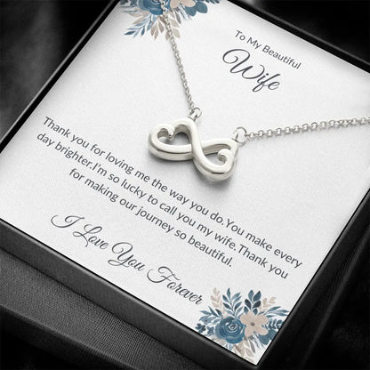 To My Precious Wife – Forever Linked Necklace – A Love That Lasts prime Collection Hub
