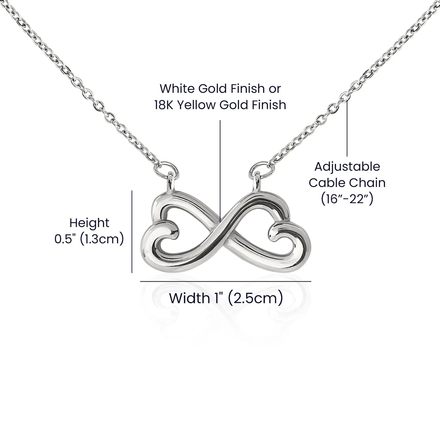 To My Precious Wife – Forever Linked Necklace – A Love That Lasts prime Collection Hub
