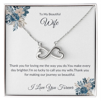 To My Precious Wife – Forever Linked Necklace – A Love That Lasts prime Collection Hub