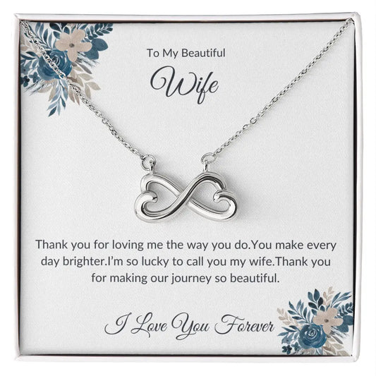 To My Precious Wife – Forever Linked Necklace – A Love That Lasts prime Collection Hub