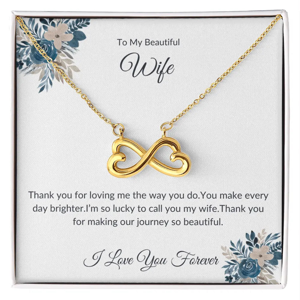 To My Precious Wife – Forever Linked Necklace – A Love That Lasts prime Collection Hub