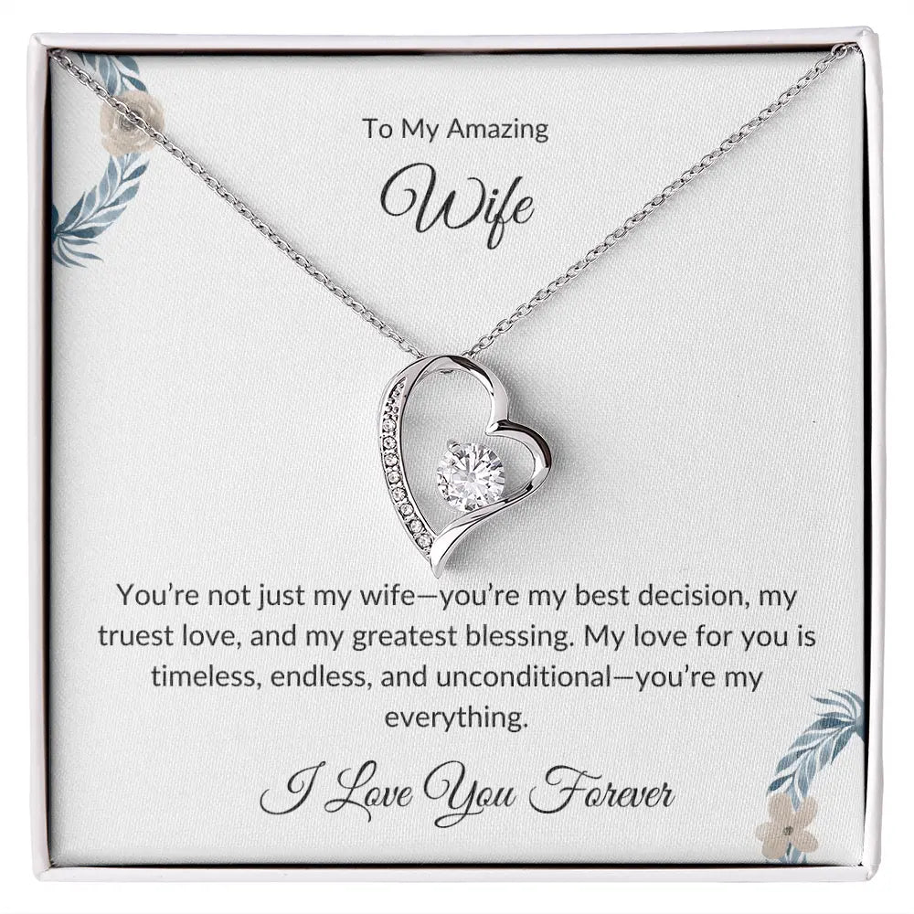 Birthday Gift for Wife – Elegant Necklace – A Sparkle of Love prime Collection Hub