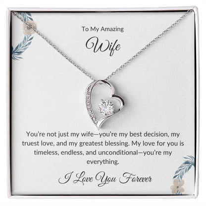 Birthday Gift for Wife – Elegant Necklace – A Sparkle of Love prime Collection Hub