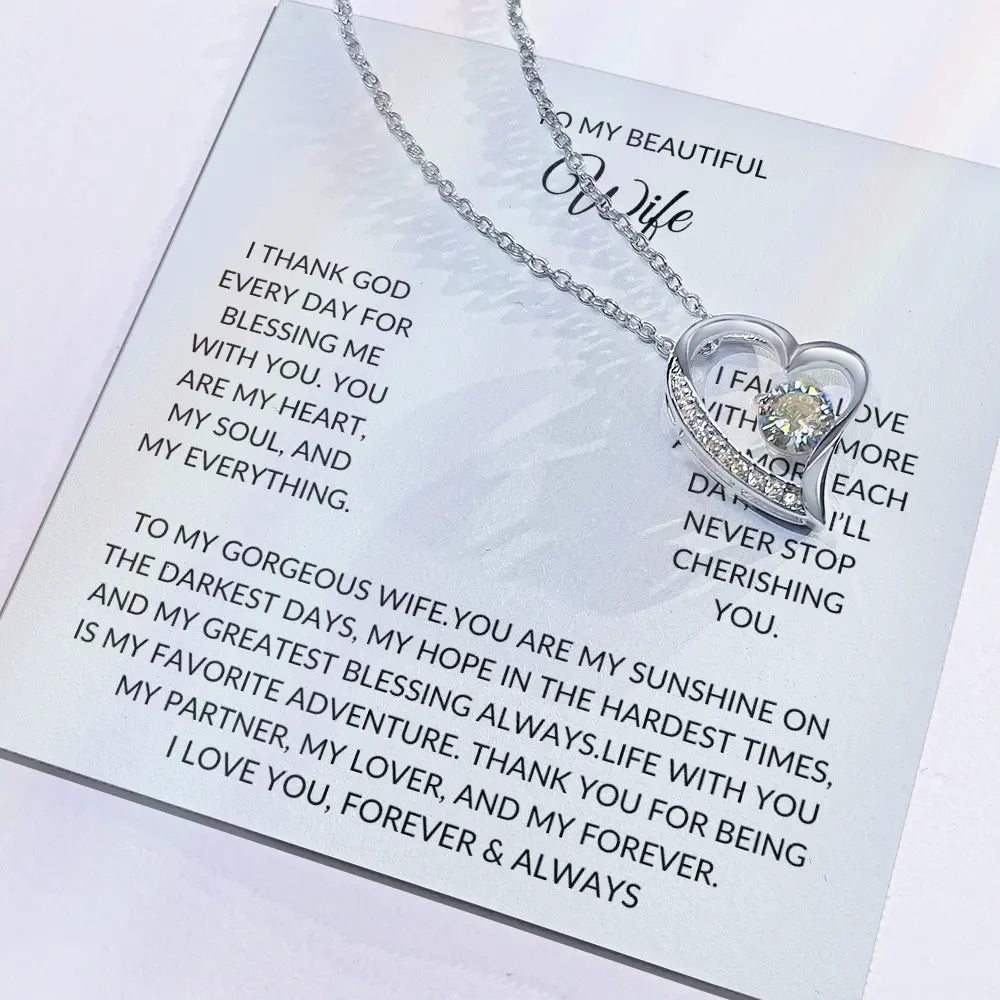 To My Wife – Eternal Love Knot Necklace – Anniversary & Birthday Gift prime Collection Hub