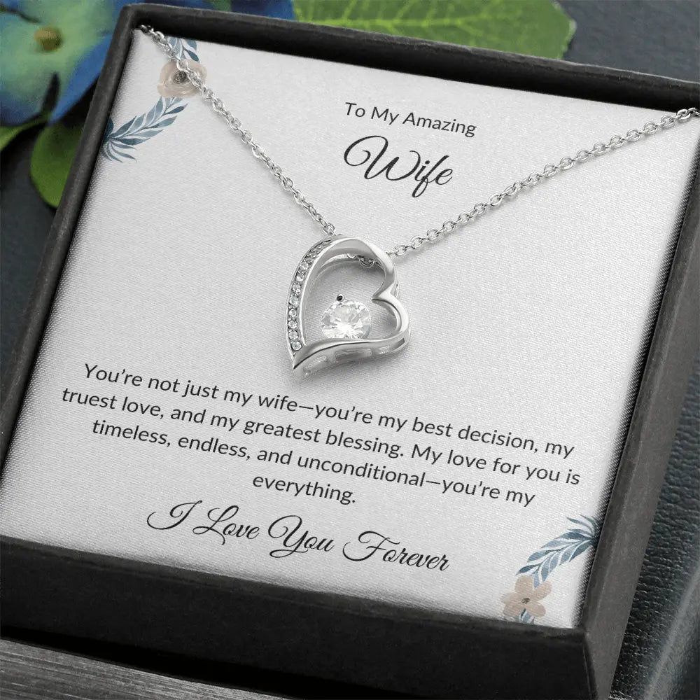 Birthday Gift for Wife – Elegant Necklace – A Sparkle of Love prime Collection Hub