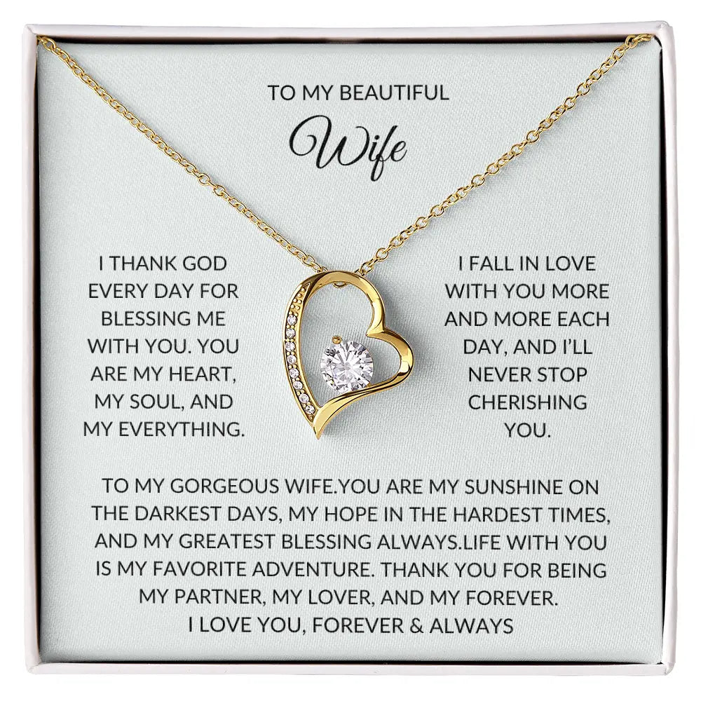To My Wife – Eternal Love Knot Necklace – Anniversary & Birthday Gift prime Collection Hub