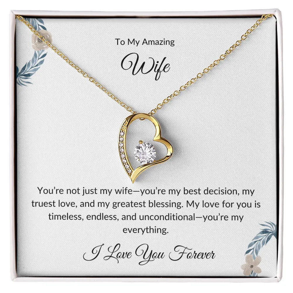 Birthday Gift for Wife – Elegant Necklace – A Sparkle of Love prime Collection Hub