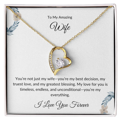 Birthday Gift for Wife – Elegant Necklace – A Sparkle of Love prime Collection Hub