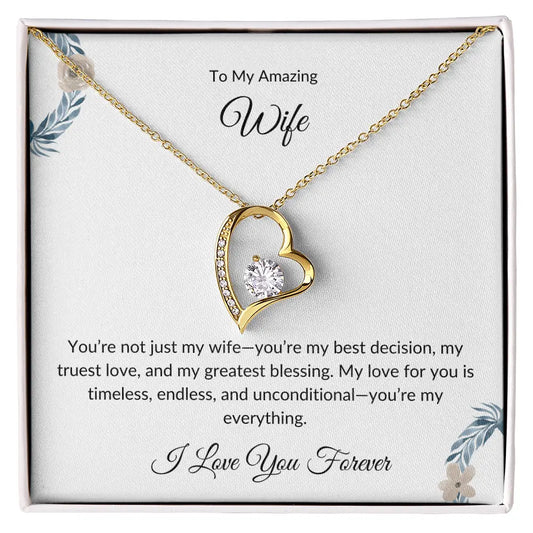 Birthday Gift for Wife – Elegant Necklace – A Sparkle of Love prime Collection Hub