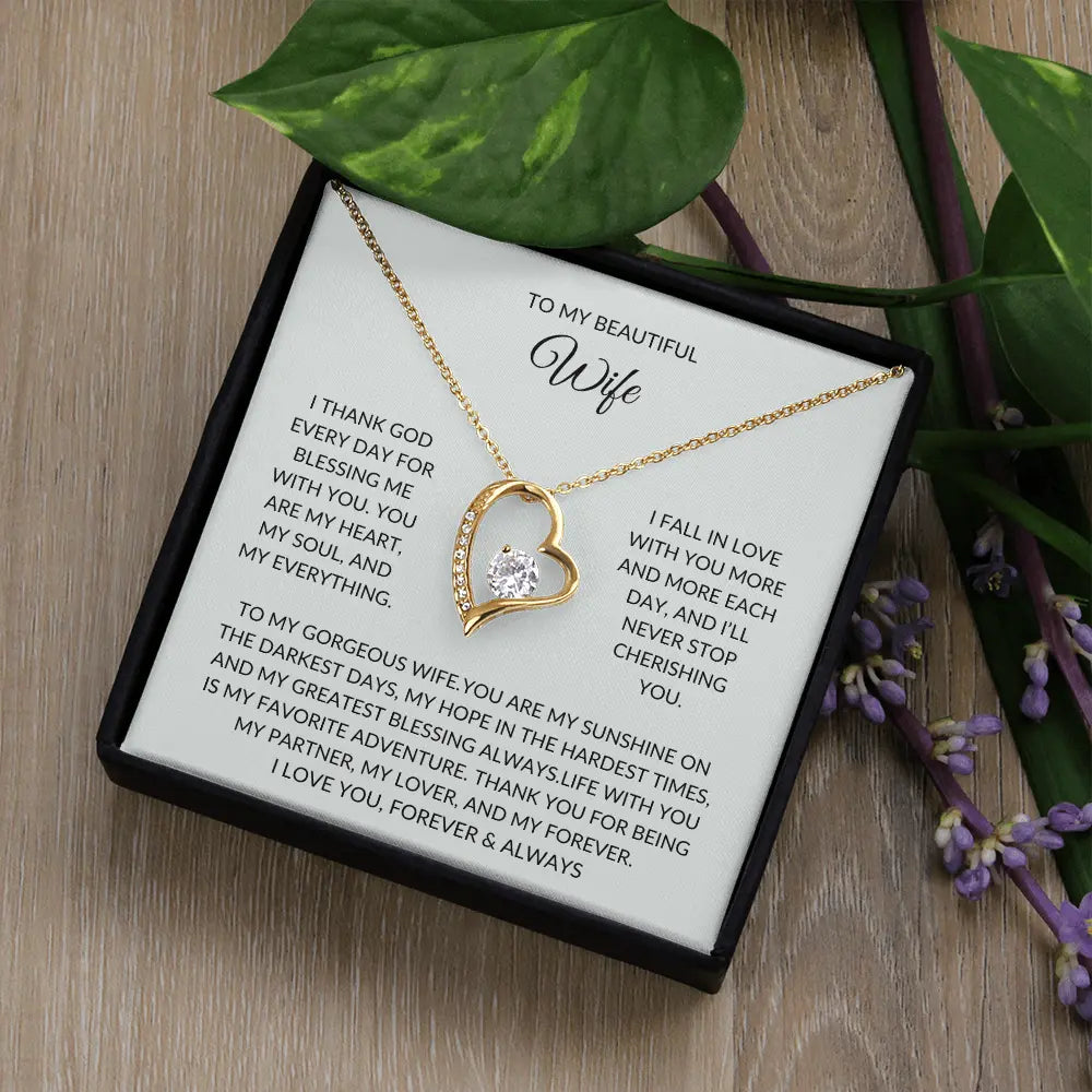 To My Wife – Eternal Love Knot Necklace – Anniversary & Birthday Gift prime Collection Hub
