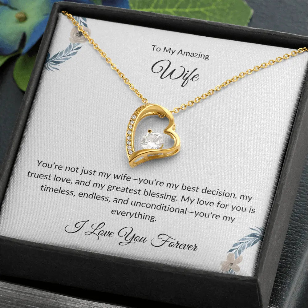 Birthday Gift for Wife – Elegant Necklace – A Sparkle of Love prime Collection Hub