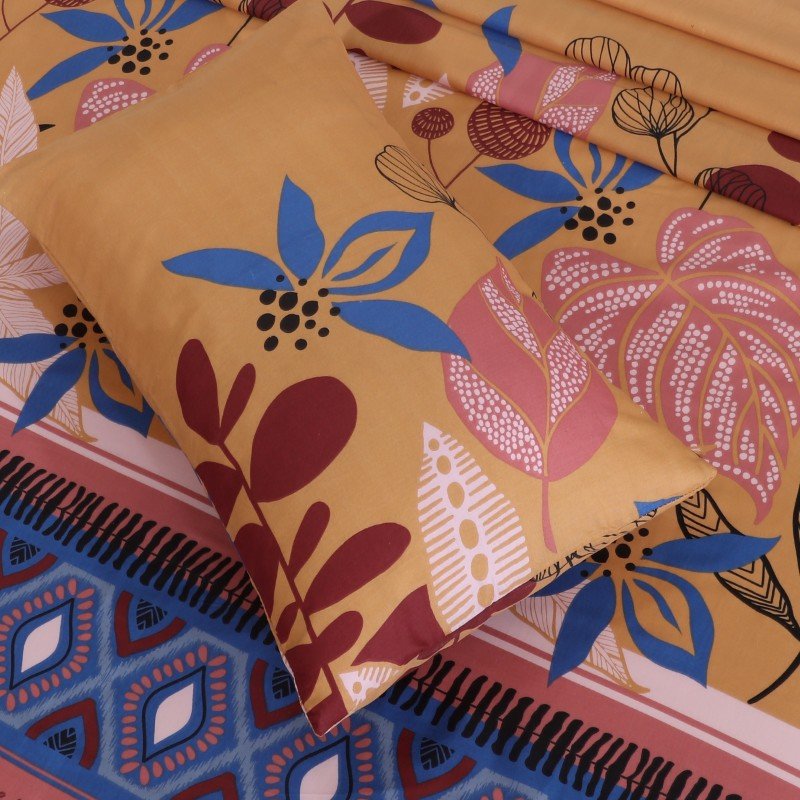 Tea Pink Geometrical - Bed Sheet Set - Image 3